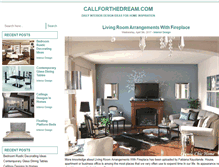 Tablet Screenshot of callforthedream.com